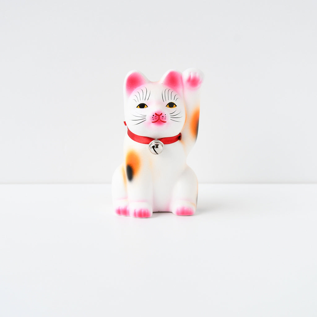 射的人形 レトロ 招き猫 パンダ 招き猫 左手 黒 一尺二寸 / 小田人形 – 京都の伝統工芸品の通販