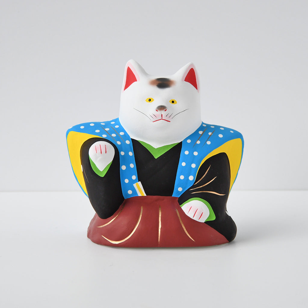 伏見人形 裃招き猫（中・右手） – MOCAD ONLINE SHOP