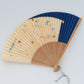 扇子 夏扇 「洛風扇」 京名所 青