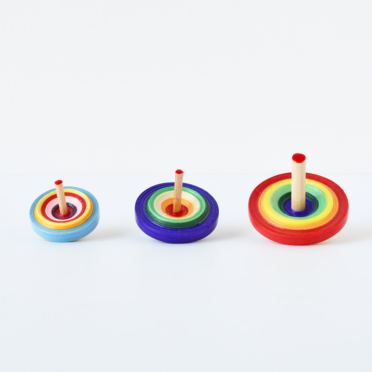 色鮮やかな三種の京こまをセットにした 三種/箱入り / no.0131 – MOCAD