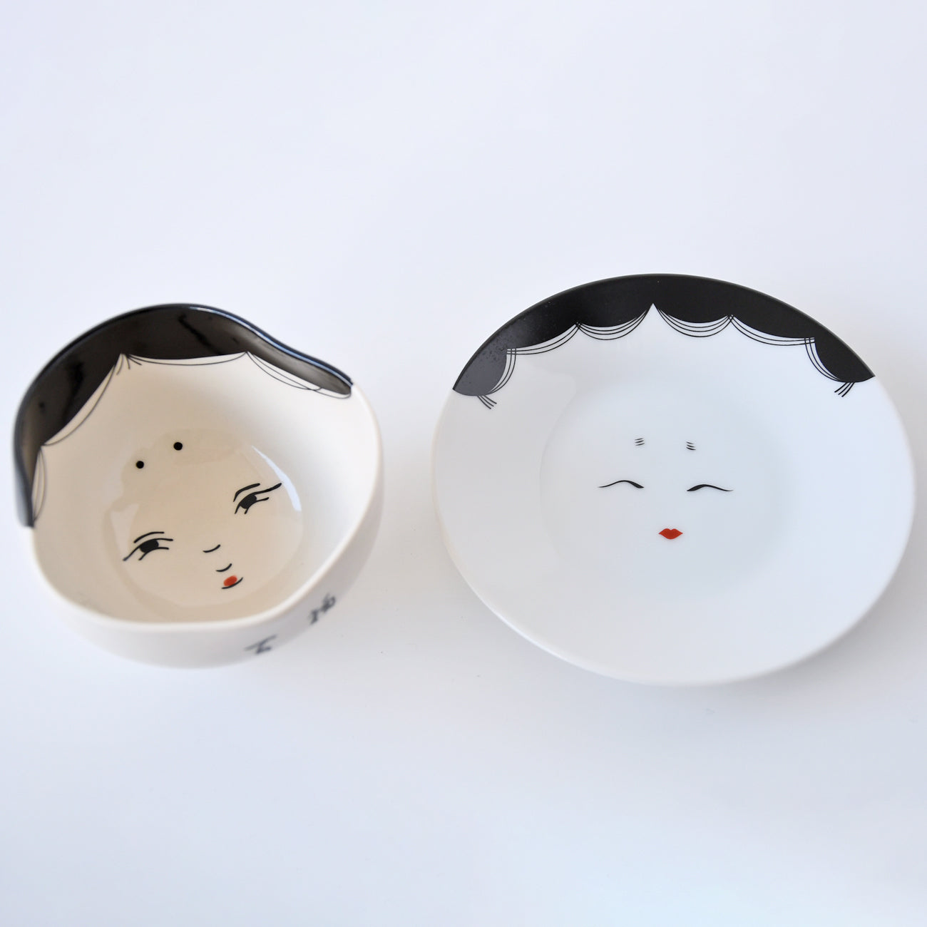 吉祥お多福銘々皿 / no.0376 | 京都の伝統工芸品の通販サイト – MOCAD