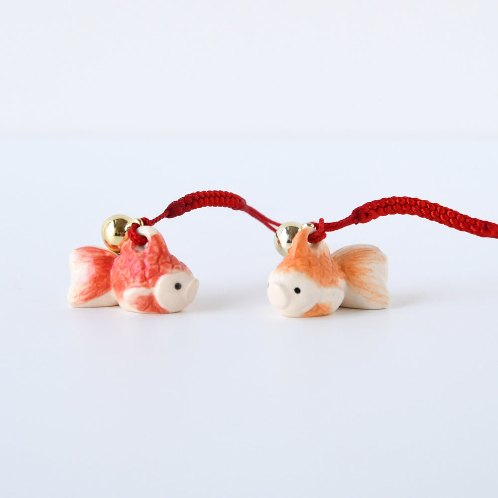 京陶人形 根付 金魚 / no.0547 | 京都の伝統工芸品の通販サイト