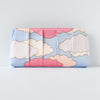 tomihiro YUZEN CLUTCH BAG 瑞雲・水色