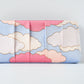 tomihiro YUZEN CLUTCH BAG 瑞雲・水色