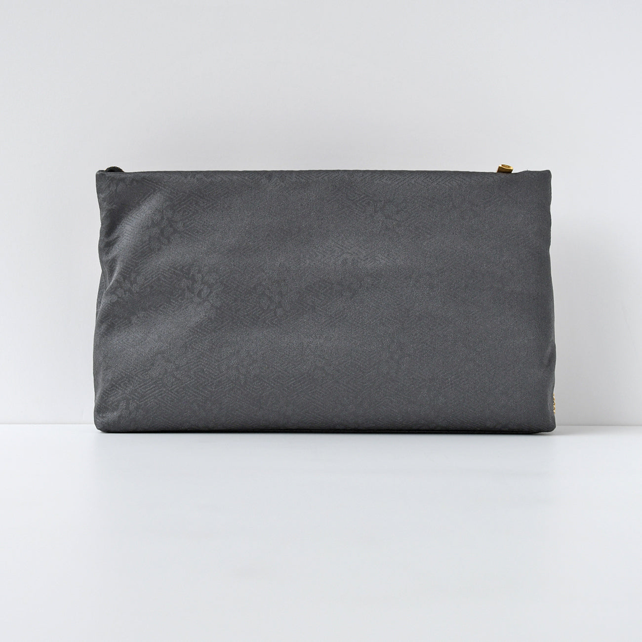 tomihiro YUZEN CLUTCH BAG 昼夜藤・グレー / no.0916-c | 京都の伝統
