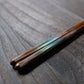 Nishijin Woven Design foil ironwood chopsticks/foil leaf RTM-002 (special order item) Long / no.0988-2l