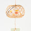 Bamboo + glass wind chime / no.1076-D