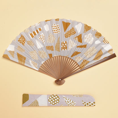 扇子 UMO#1 山吹茶　large