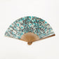 扇子 Botanicalflower Gray small