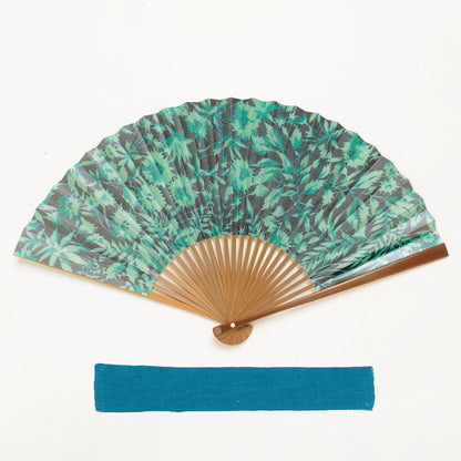 扇子 Botanicalflower Mint large