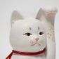 京陶人形　京雅 招き猫　白