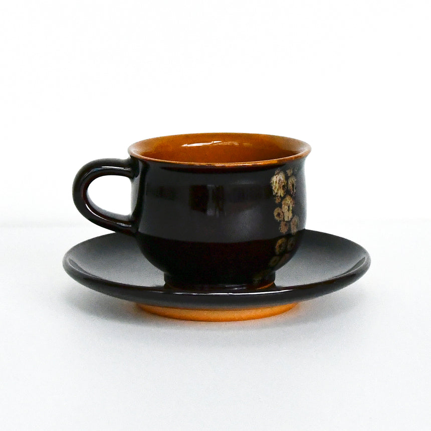 Kanoko Pattern Cup &amp; Saucer / no,1379