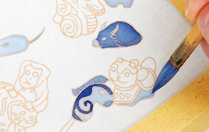 手描き友禅体験キット 承 干支 / no.1420 | 京都の伝統工芸品の通販
