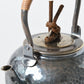 黄銅 イブシ上手急須 丸鎚目
