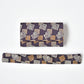 Set of Kiseru case and tobacco leaves case "Genjiko pattern" / no.1919