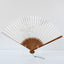7 sun 5 minutes summer fan bamboo grove burnt soot bamboo with decorative ball / no.2070 