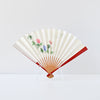 扇子 6寸5分 夏扇 朝顔