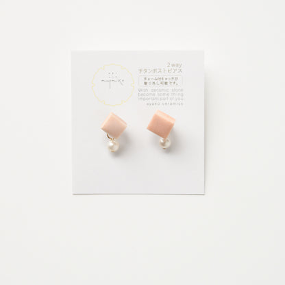PASTEL ピアス　ピンク