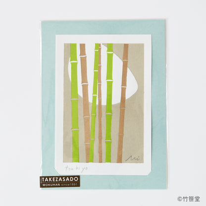 木版画 加藤光穂 京都時間 tsukiyo