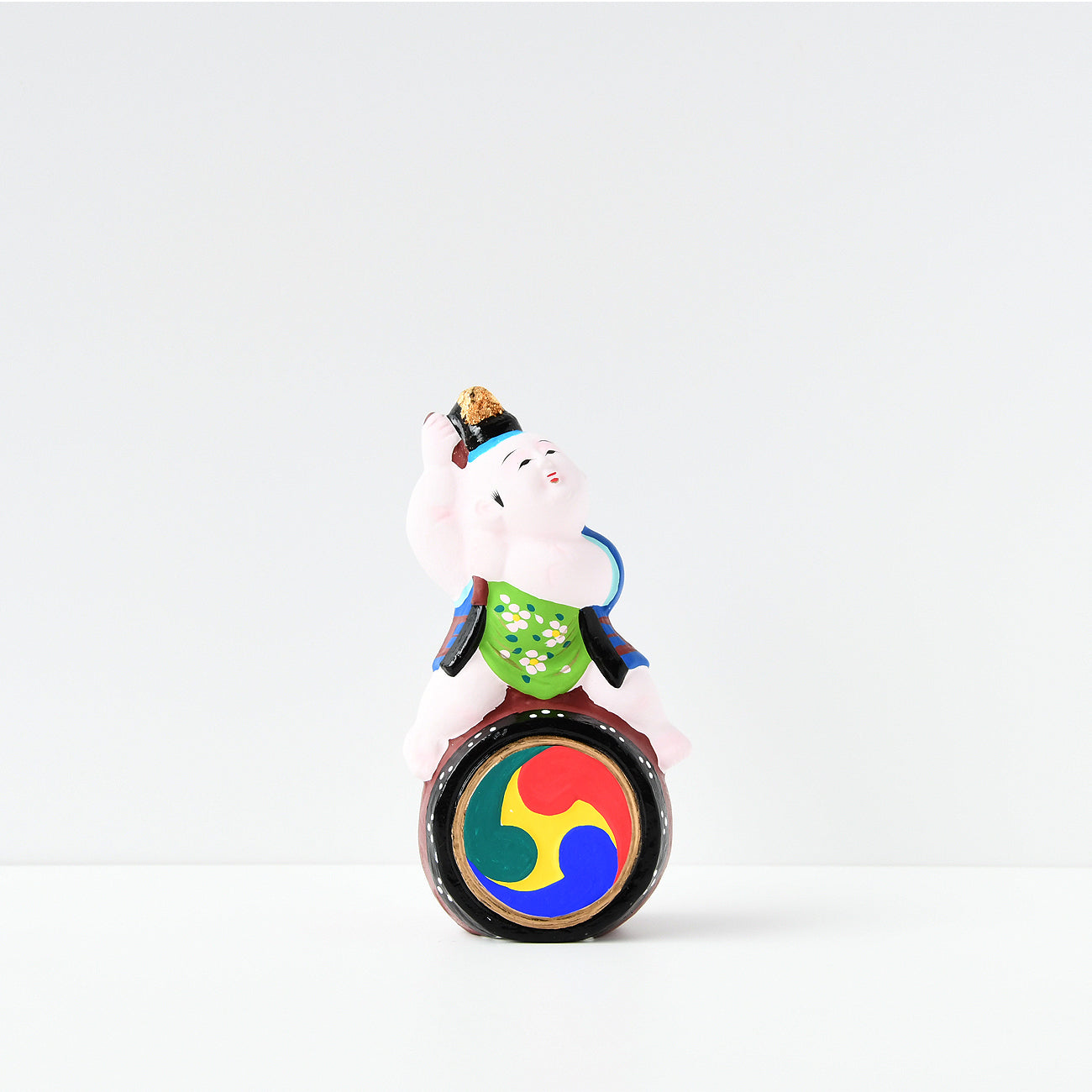 伏見人形 太鼓乗り童子（小） | 京都の伝統工芸品の通販サイト – MOCAD