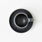 Iron Glaze Dimpled Coffee Cup & Saucer / no.2204