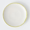 plate m green × white 