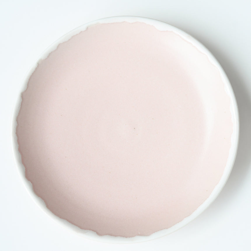 plate l ホワイト×ピンク