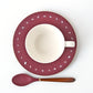claret tea set
