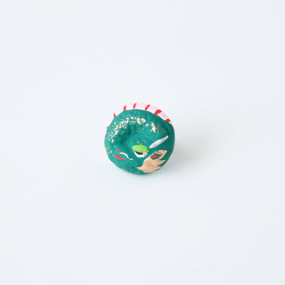 伏見人形　干支ピアス（辰）スタッドタイプ