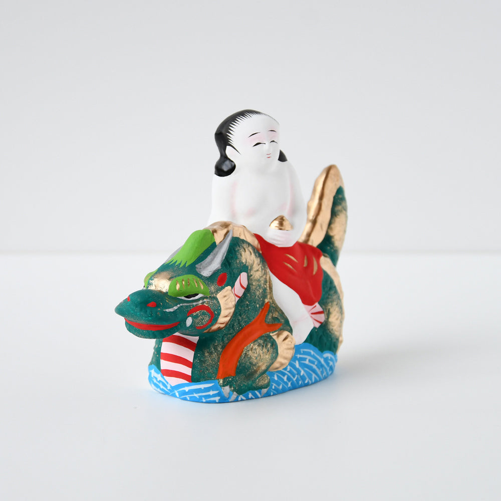 古作 土人形 狐 伏見土人形 民芸 郷土人形 古道具 アンティーク 八郷の日々: 狐の馬乗り