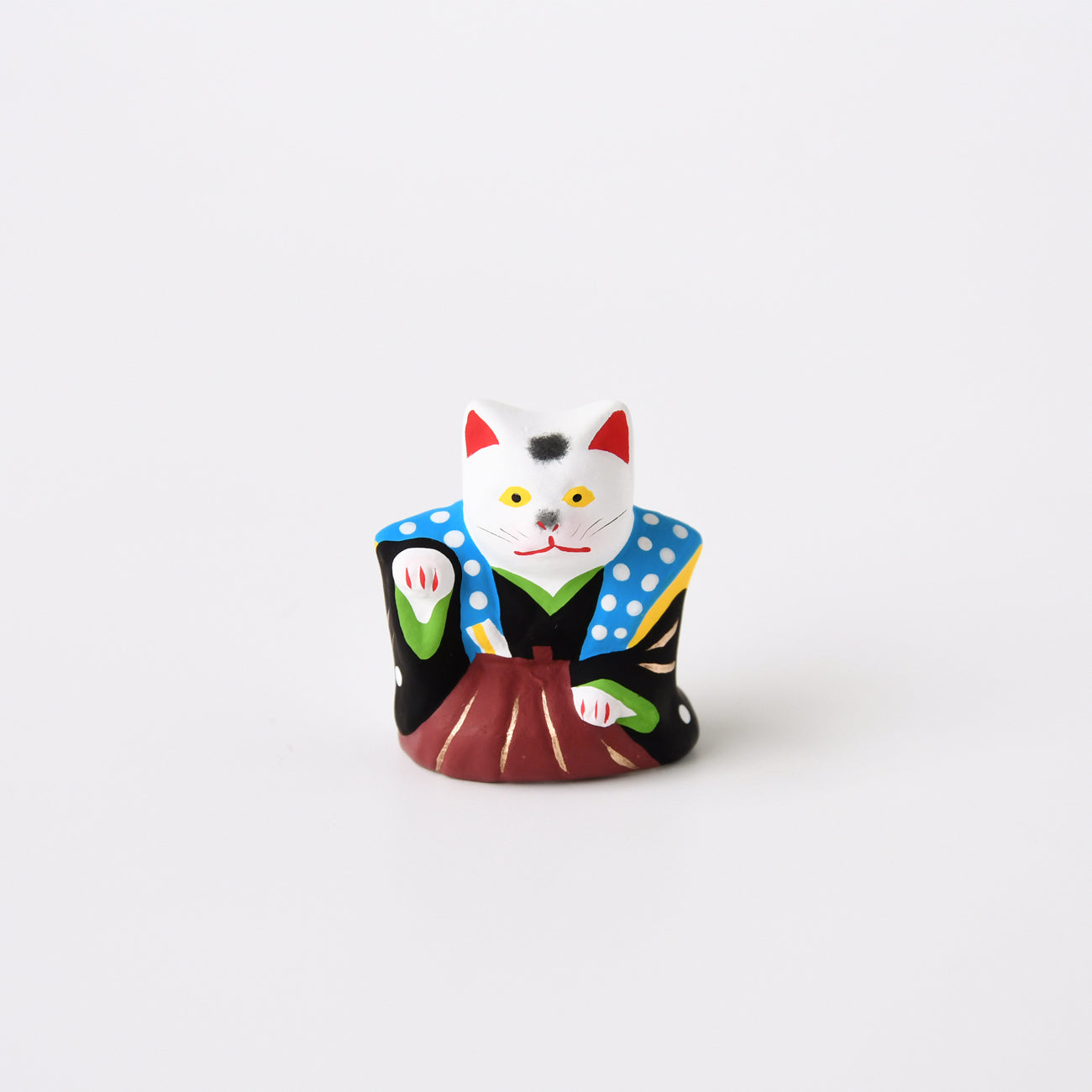 伏見人形 裃招き猫（小・右手） – MOCAD ONLINE SHOP