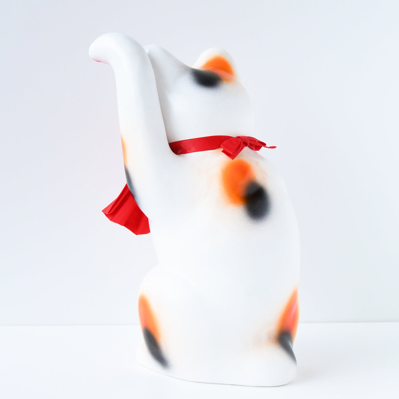 招き猫 左手 三毛 一尺二寸 / 小田人形 | 京都の伝統工芸品の通販