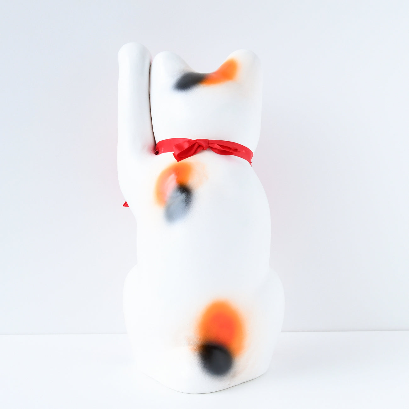 招き猫 左手 三毛 一尺二寸 / 小田人形 | 京都の伝統工芸品の通販