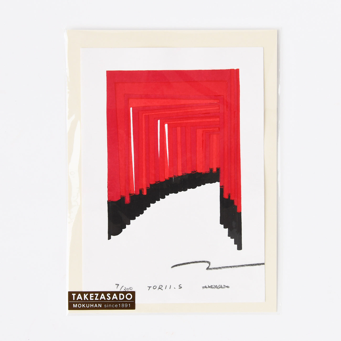 木版画 竹中健司「TORII.S」/ no.2646 | 京都の伝統工芸品の通販サイト