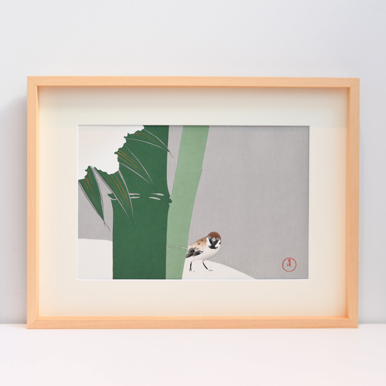 木版画 神坂雪佳 雪中竹 額装入 – MOCAD ONLINE SHOP