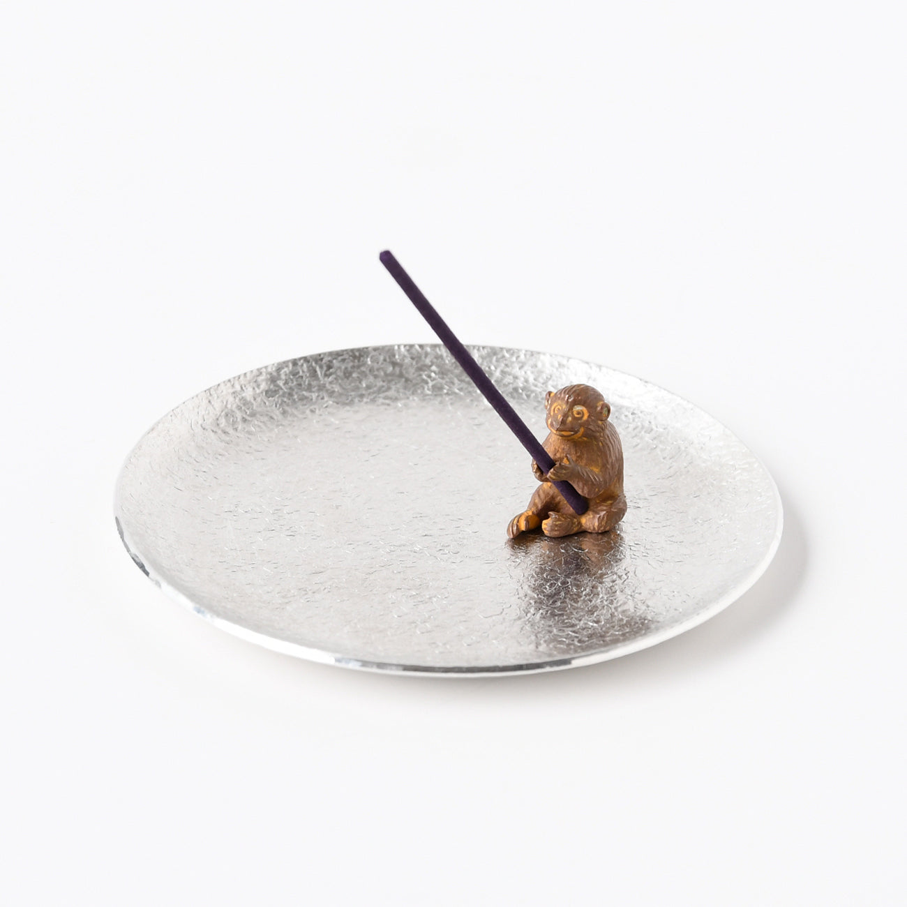 銅香立て 猿（受皿セット）/ no.2696 | 京都の伝統工芸品の通販サイト