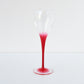 シャンパングラス 赤