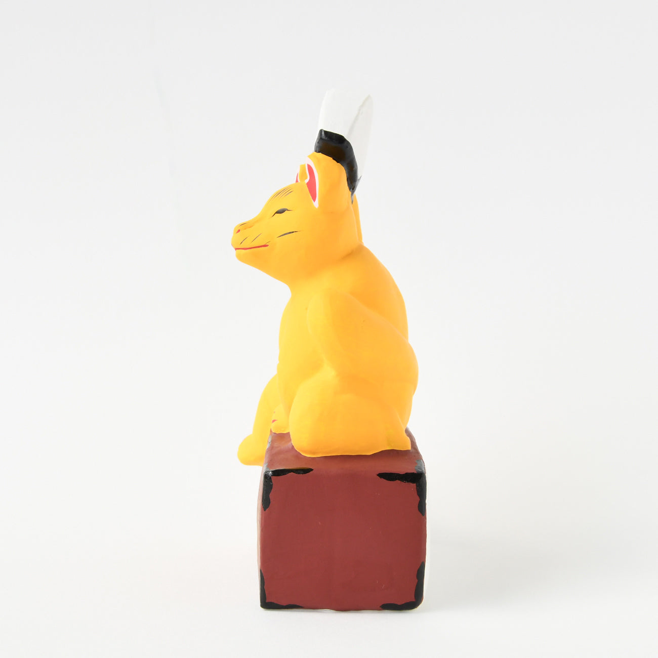 伏見人形 千両狐（扇） | 京都の伝統工芸品の通販サイト – MOCAD