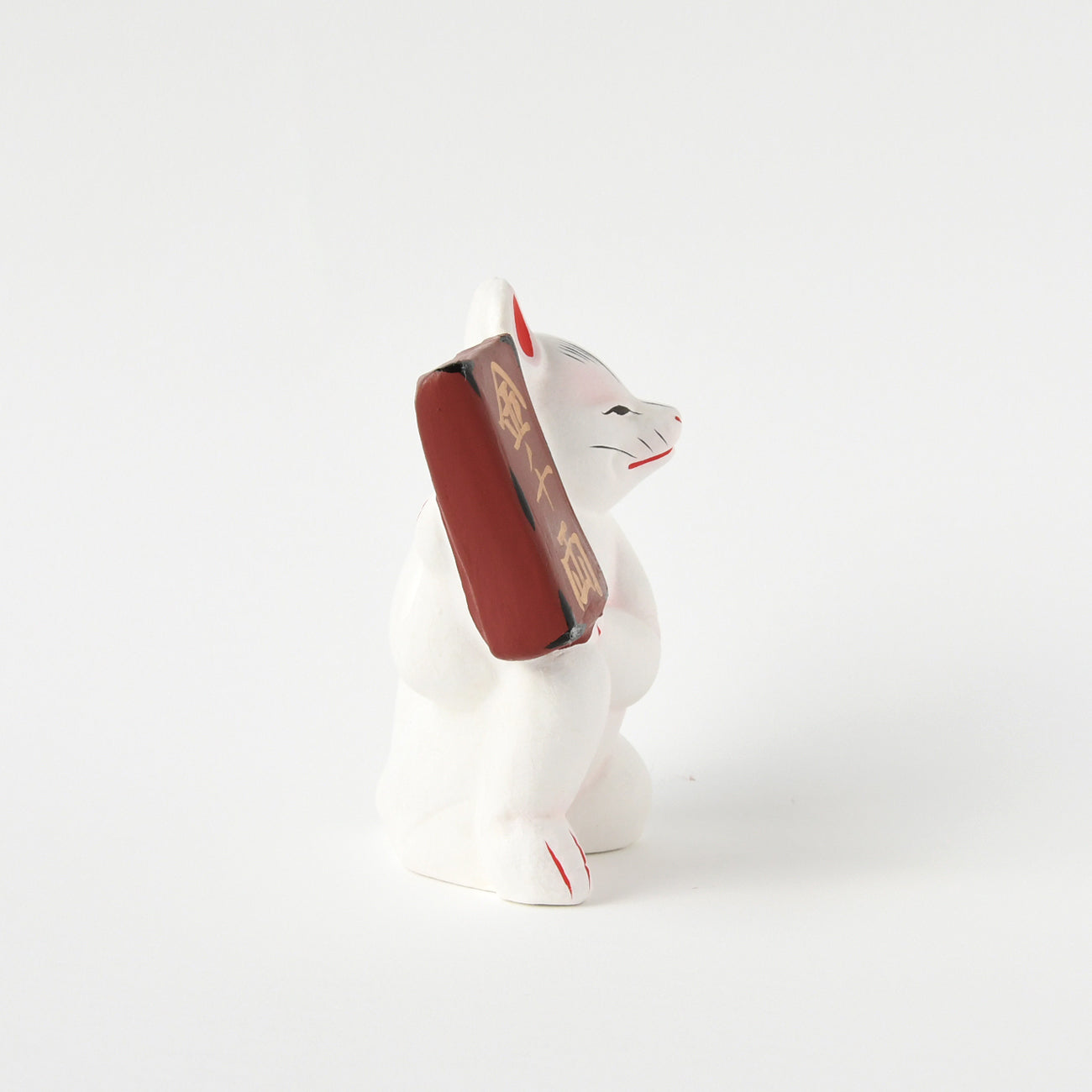 伏見人形 千両狐（居）白 | Kyoto Japanese Traditional Crafts Online