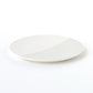 菓子皿[monotone] flat plate Kyoto ROKURO FLAT "shiroshiro"