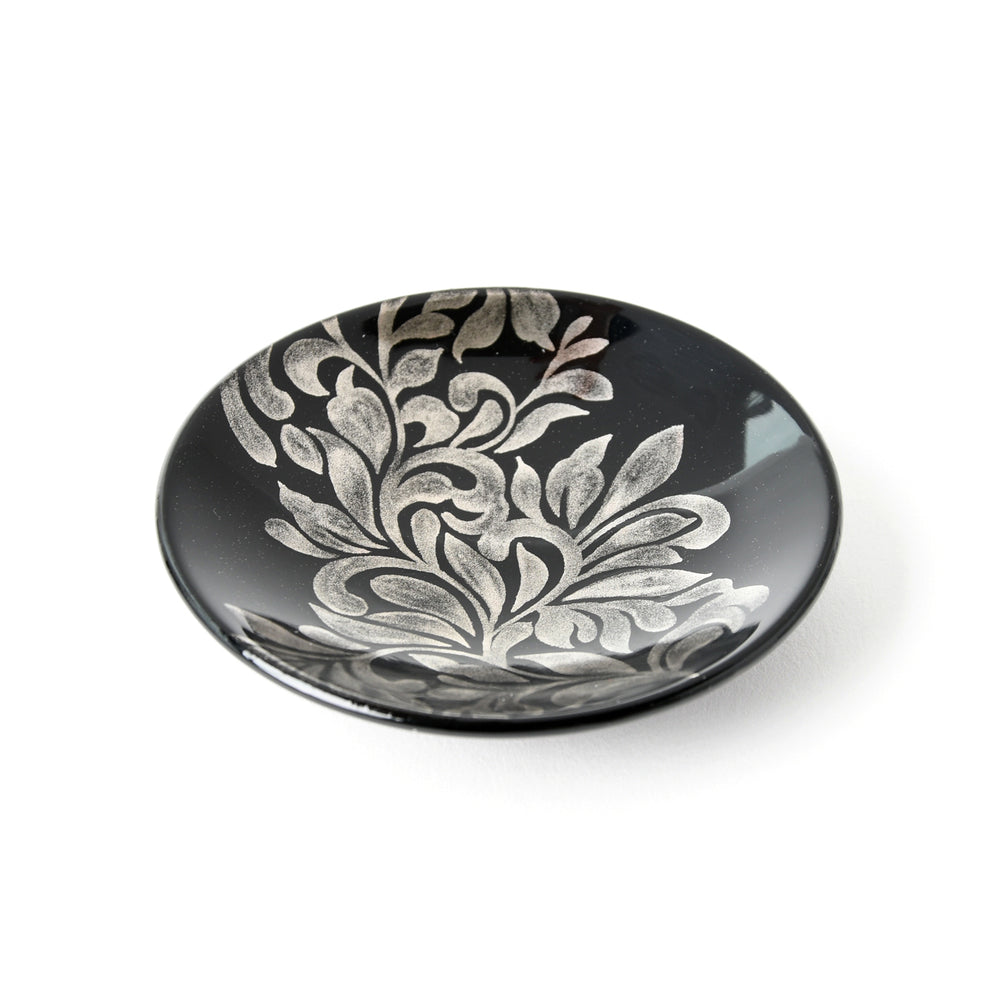 陶胎銀蒔絵豆皿 / no.2949 | 京都の伝統工芸品の通販サイト – MOCAD