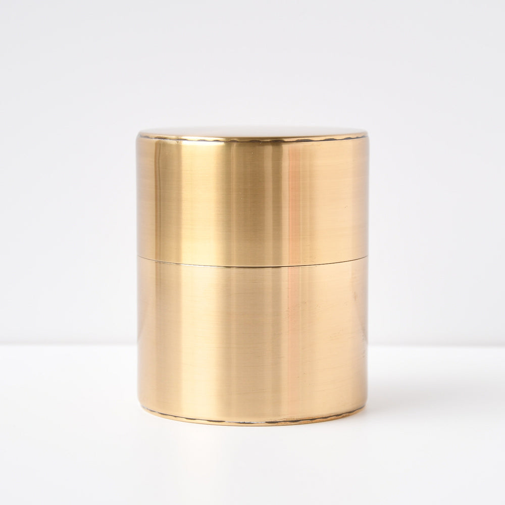 茶筒 真鍮 平型 200g / no.2980 – MOCAD ONLINE SHOP