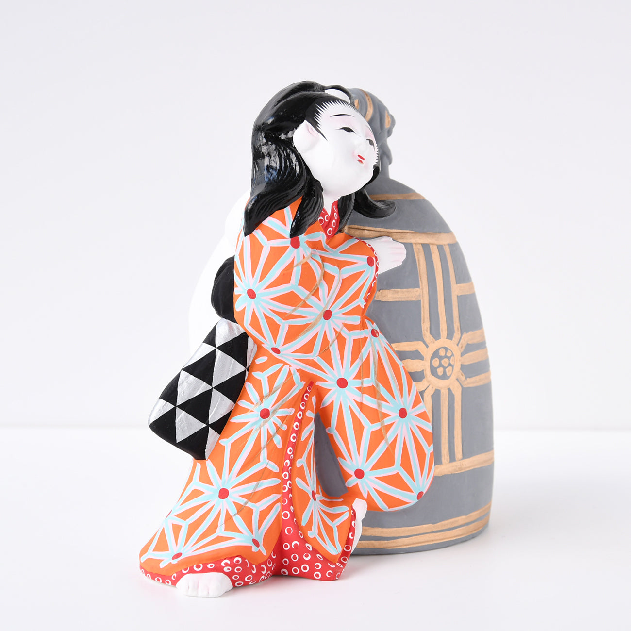 時代提げ物 人物根付 天然素材 在銘【達磨職人】高さ約3.3cm 重さ約20ｇ 時代提げ物 人物根付 天然素材 在銘【達磨職人】高さ約3.3cm 重さ約20g