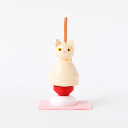 京こま ネコ / ベージュ