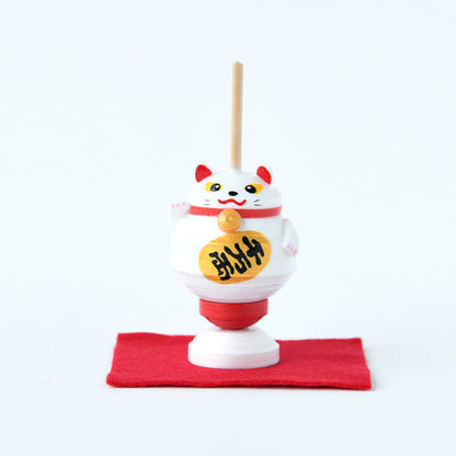 京こま 招き猫 千万両