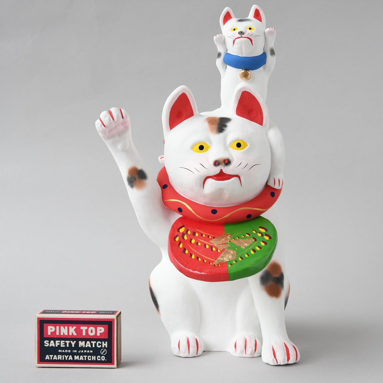 伏見人形 二匹猫 | Kyoto Japanese Traditional Crafts Online Store