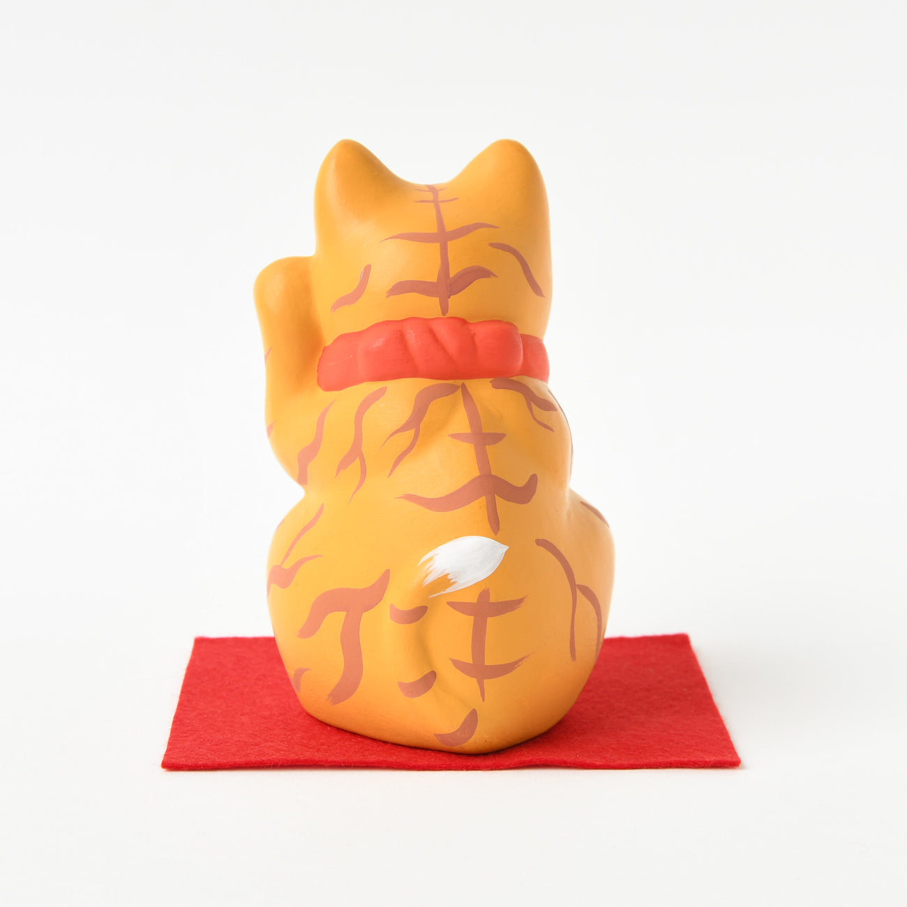 福招き猫 茶トラ / 島田耕園人形工房 | 京都の伝統工芸品の通販サイト
