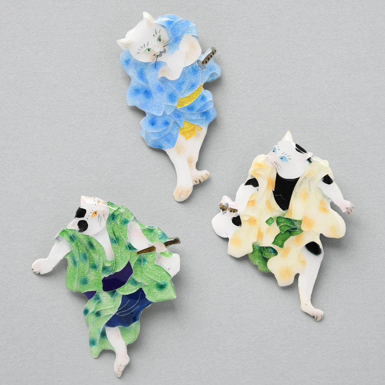 京七宝 ブローチ リラックマ 京七宝ブローチ（キイロイトリ） | 京きらら