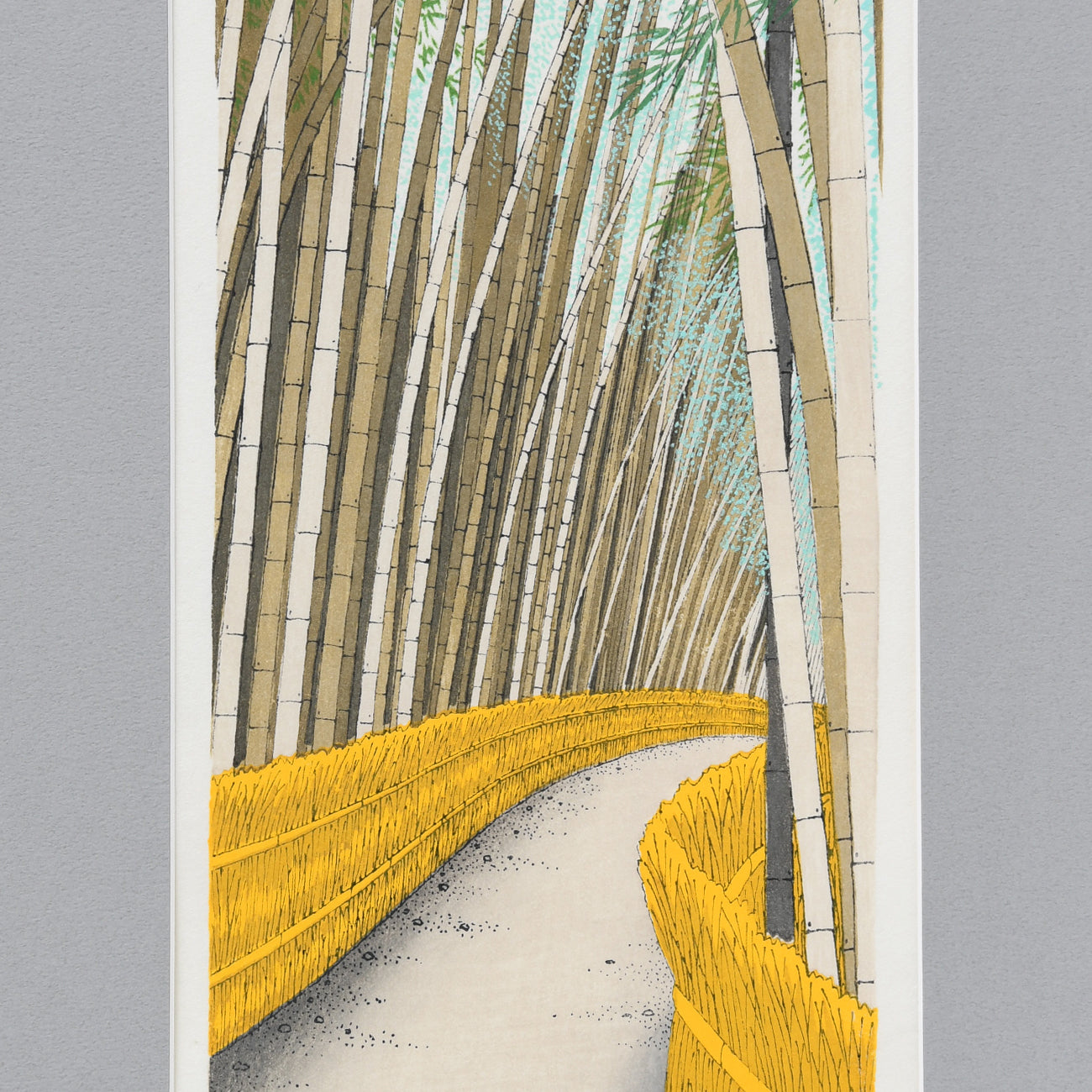 木版画 加藤晃秀 嵯峨野路 額装 / no.3128 | 京都の伝統工芸品の通販