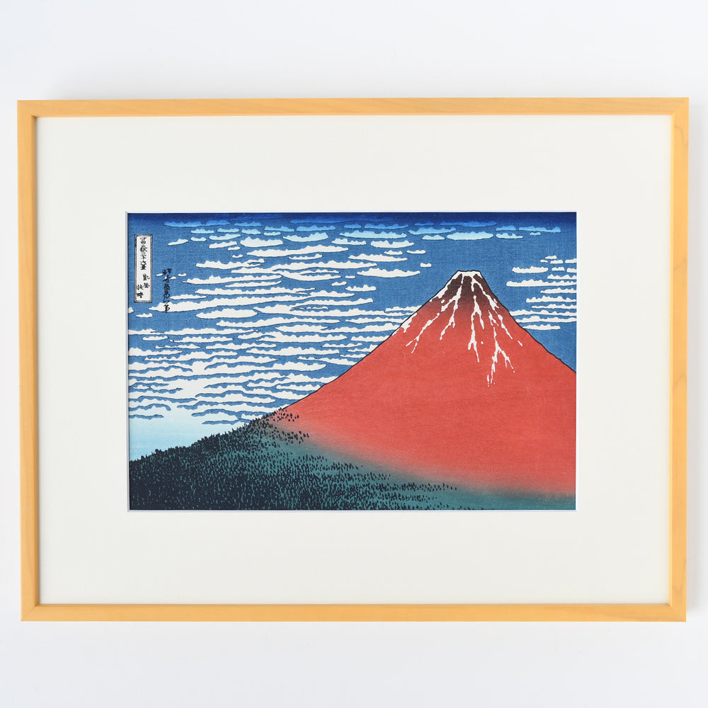 木版画 北斎 凱風快晴 額装 / no.3130 – MOCAD ONLINE SHOP